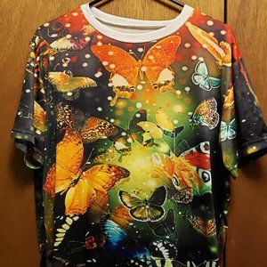 Butterfly Printed Women T Shirt